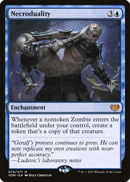 Nécrodualité, carte Magic PVOW 70p — extension Innistrad: Crimson Vow Promos