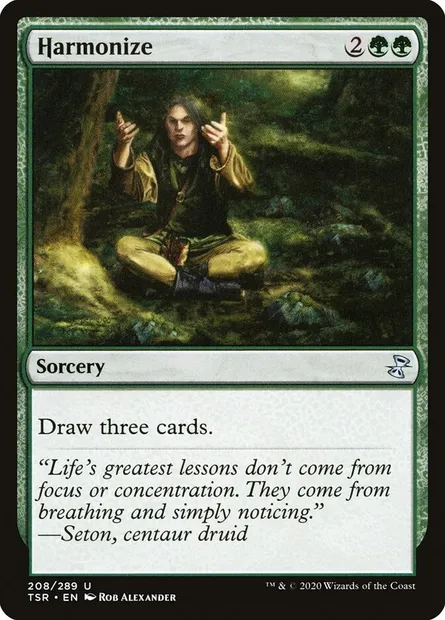 Harmonize, Magic card TSR 208 — Time Spiral Remastered set