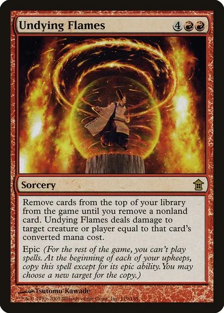 Undying Flames, Magic card SOK 119 — Saviors of Kamigawa set