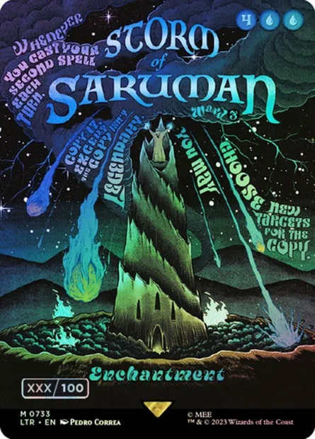 Storm of Saruman, Magic card LTR 733z — The Lord of the Rings: Tales of Middle-earth set