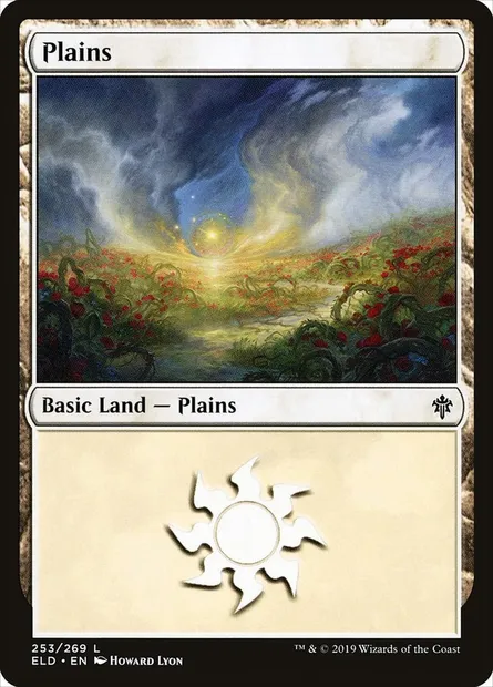 Plains, Magic card ELD 253 — Throne of Eldraine set