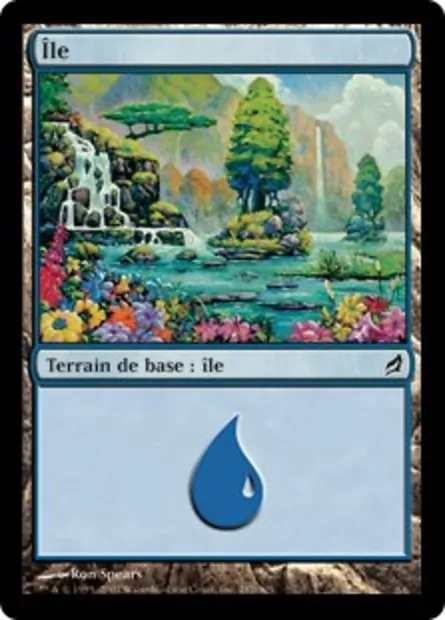 Île, carte Magic LRW 287 — extension Lorwyn