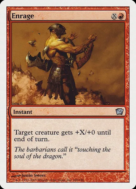 Enrage, Magic card 9ED 180 — Ninth Edition set