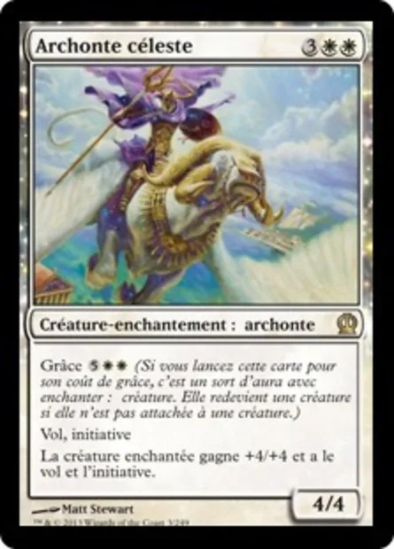 Archonte céleste, carte Magic THS 3 — extension Theros