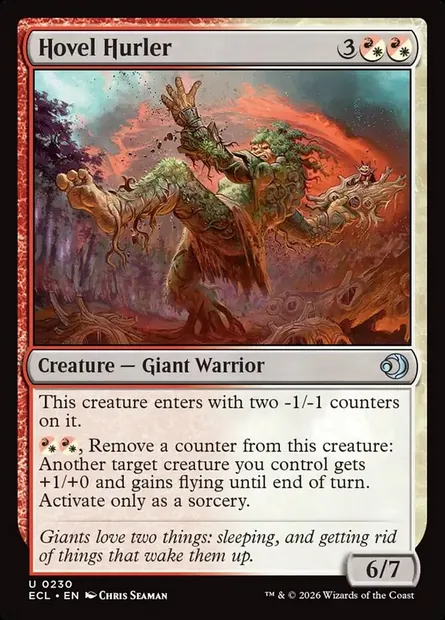 Hovel Hurler, Magic card ECL 230 — Lorwyn Eclipsed set