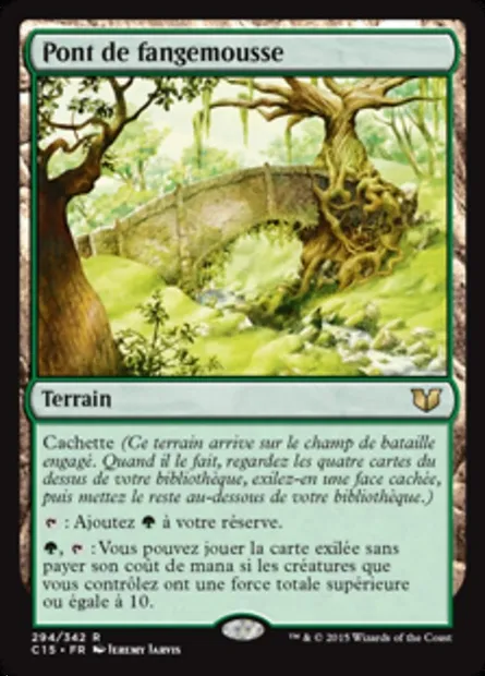 Pont de fangemousse, carte Magic C15 294 — extension Commander 2015