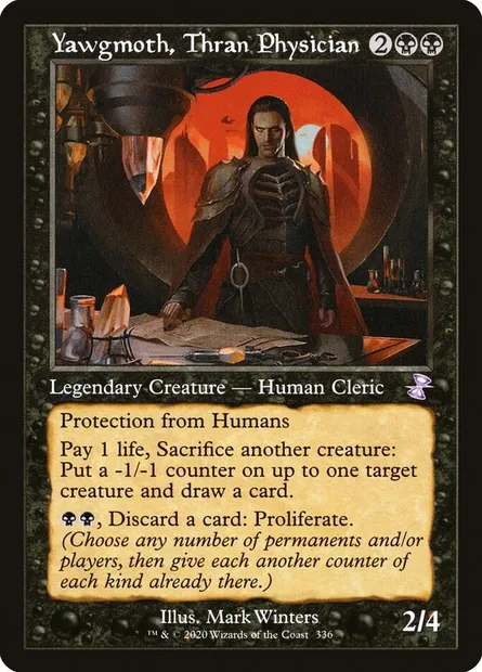 Yawgmoth, Thran Physician, Magic card TSR 336 — Time Spiral Remastered set