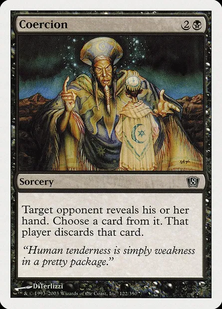Coercion, Magic card 8ED 122 — Eighth Edition set