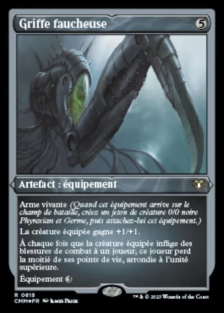 Griffe faucheuse, carte Magic CMM 615 — extension Commander Masters