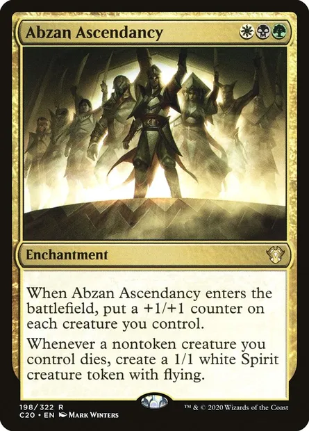 Abzan Ascendancy, Magic card C20 198 — Commander 2020 set