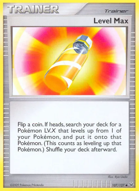 Level Max, Pokémon card PL 107 — Platinum set