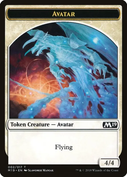 Avatar, carte Magic TM19 2 — extension Core Set 2019 Tokens