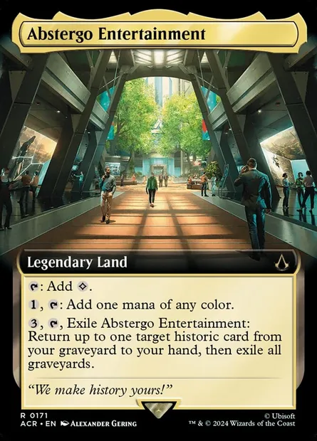 Abstergo Entertainment, Magic card ACR 171 — Assassin's Creed set