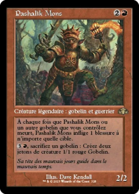 Pashalik Mons, carte Magic DMR 328 — extension Dominaria Remastered