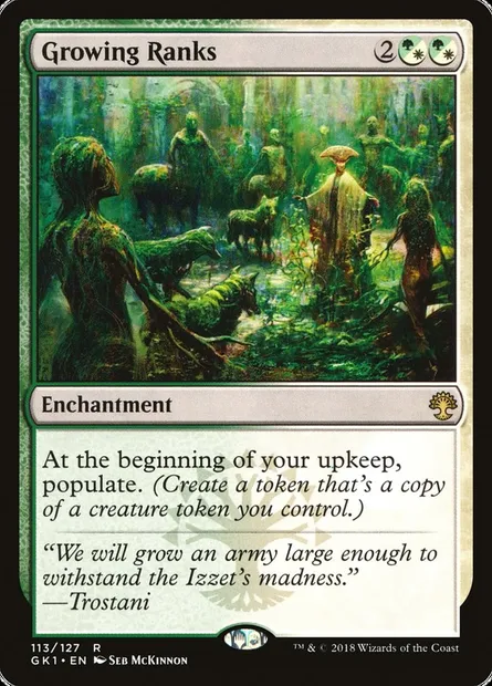 Growing Ranks, Magic card GK1 113 — GRN Guild Kit set