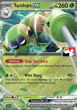 Spidops ex, Pokémon card PPS 019-3 — Play! Pokémon Prize Pack Series set