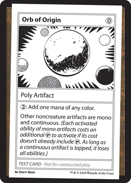 Orb of Origin, Magic card MB2 609 — Mystery Booster 2 set