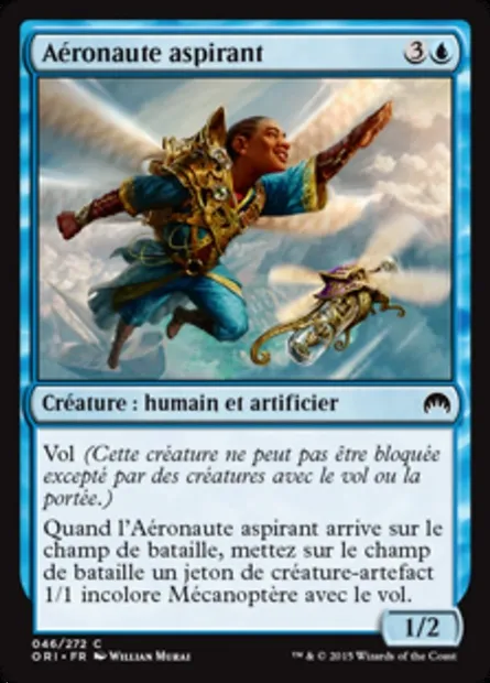 Aéronaute aspirant, carte Magic ORI 46 — extension Magic Origines