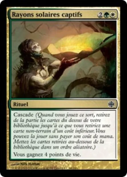 Rayons solaires captifs, carte Magic ARB 66 — extension La Renaissance d'Alara