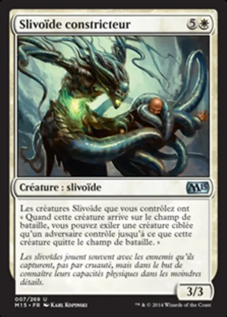 Slivoïde constricteur, carte Magic M15 7 — extension Magic 2015