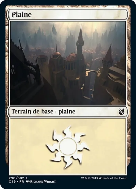 Plaine, carte Magic C19 290 — extension Commander 2019