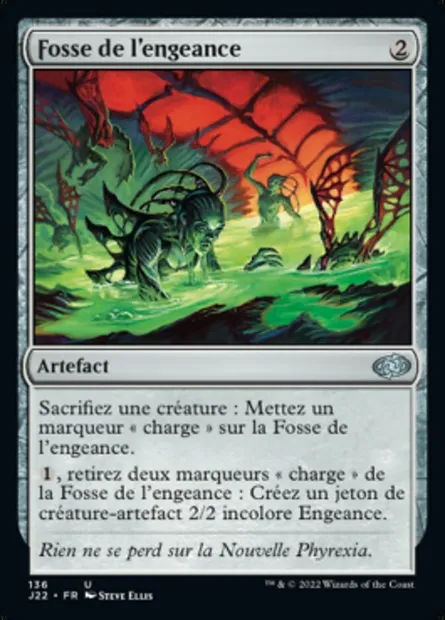 Fosse de l'engeance, carte Magic J22 136 — extension Jumpstart 2022