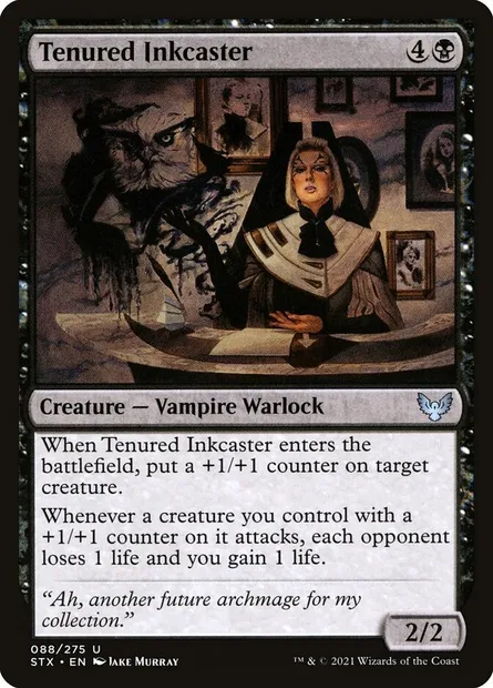 Tenured Inkcaster, Magic card STX 88 — Strixhaven: School of Mages set