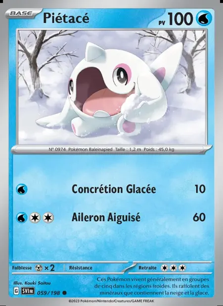 Piétacé, carte Pokémon SVI 059 — extension Écarlate et Violet