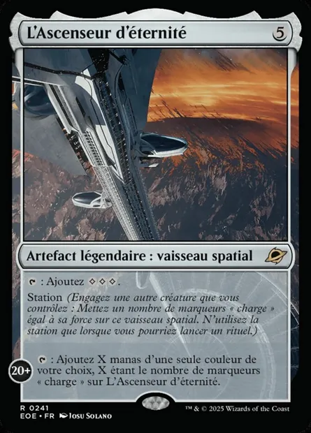 L'Ascenseur d'éternité, carte Magic EOE 241 — extension Edge of Eternities