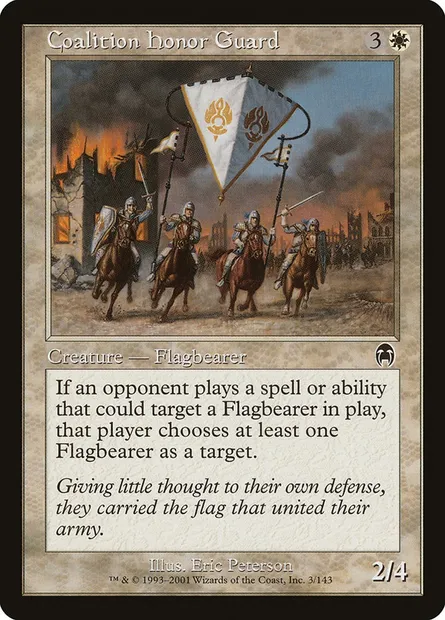 Coalition Honor Guard, Magic card APC 3 — Apocalypse set