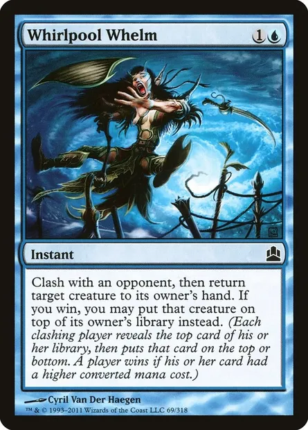 Whirlpool Whelm, Magic card CMD 69 — Commander 2011 set