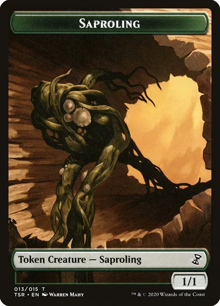 Saproling, carte Magic TTSR 13 — extension Time Spiral Remastered Tokens