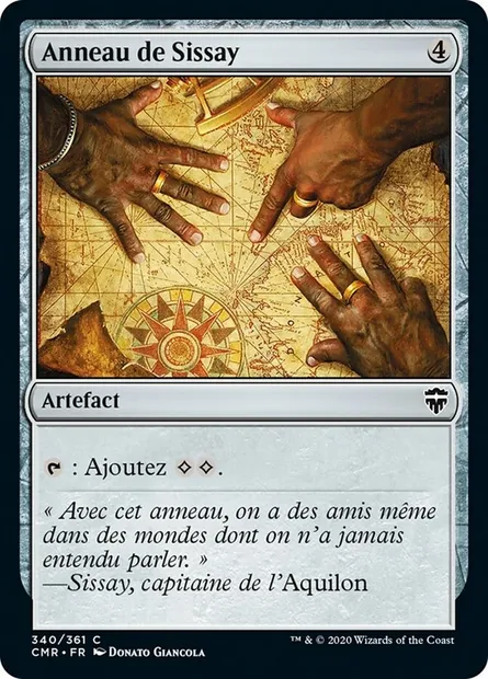 Anneau de Sissay, carte Magic CMR 340 — extension Commander Legends