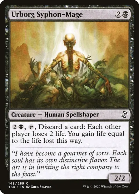 Urborg Syphon-Mage, Magic card TSR 148 — Time Spiral Remastered set