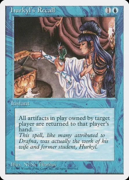 Rappel selon Hurkyl, carte Magic 4ED 77 — extension Quatrième Edition