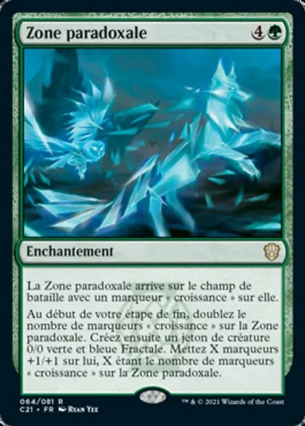 Zone paradoxale, carte Magic C21 64 — extension Commander 2021