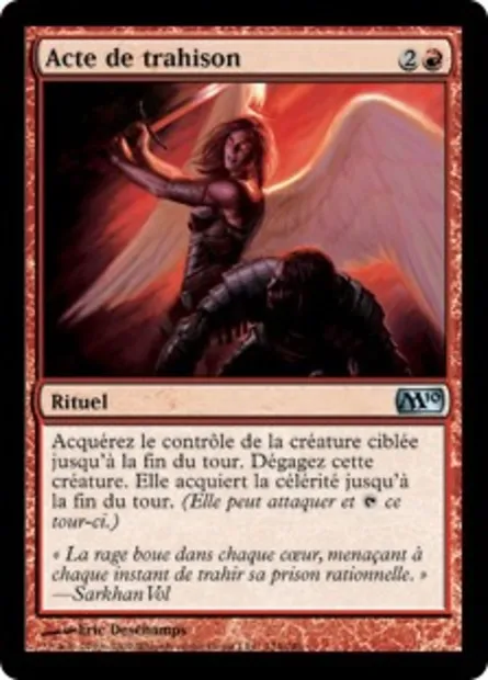 Acte de trahison, carte Magic M10 124 — extension Magic 2010