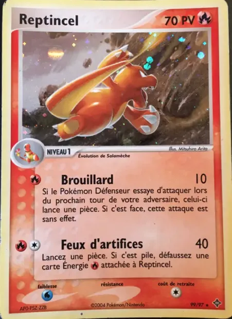 Reptincel, carte Pokémon DR 99 — extension EX Dragon