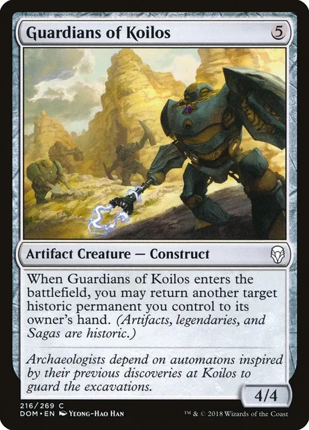 Guardians of Koilos, Magic card DOM 216 — Dominaria set