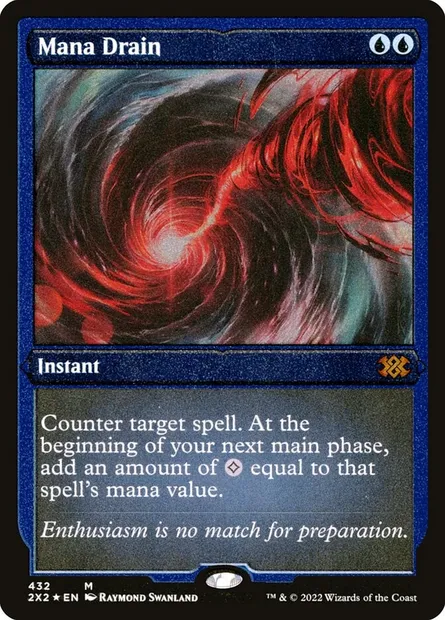 Mana Drain, Magic card 2X2 432 — Double Masters 2022 set