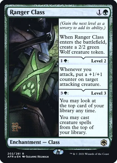 Ranger Class, Magic card PAFR 202s — Adventures in the Forgotten Realms Promos set