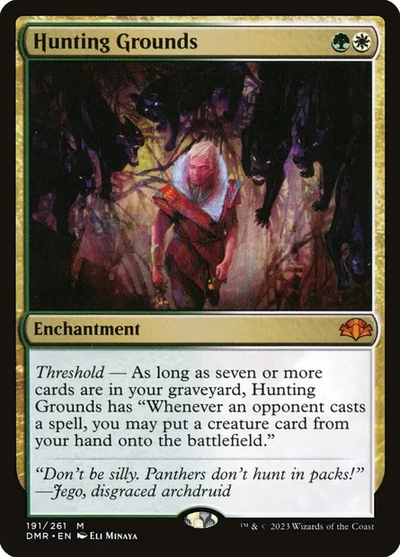 Hunting Grounds, Magic card DMR 191 — Dominaria Remastered set