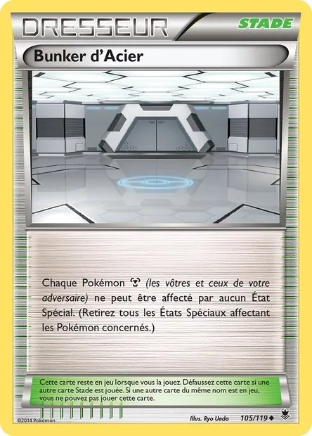 Bunker d'Acier, carte Pokémon PHF 105 — extension Vigueur Spectrale