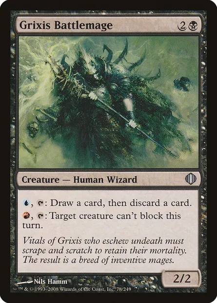 Grixis Battlemage, Magic card ALA 78 — Shards of Alara set