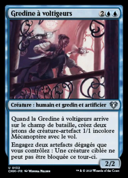 Gredine à voltigeurs, carte Magic CMM 132 — extension Commander Masters