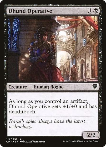 Dhund Operative, Magic card CMR 119 — Commander Legends set