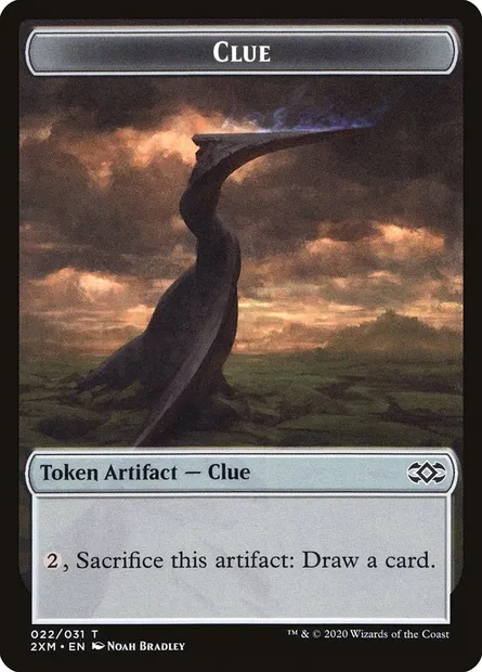 Clue, Magic card T2XM 22 — Double Masters Tokens set