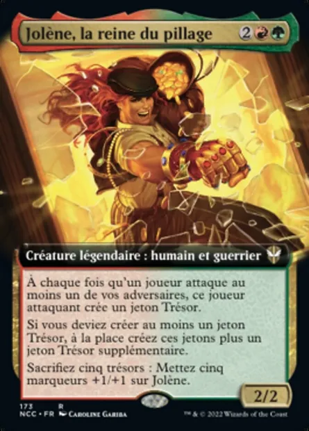 Jolène, la reine du pillage, carte Magic NCC 173 — extension New Capenna Commander