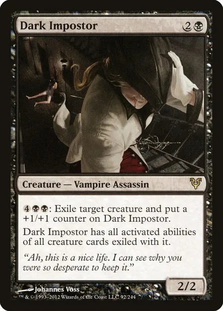 Dark Impostor, Magic card AVR 92 — Avacyn Restored set
