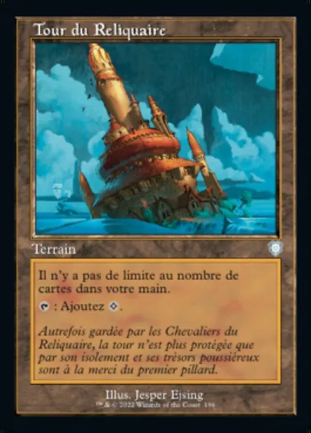 Tour du Reliquaire, carte Magic BRC 196 — extension The Brothers' War Commander